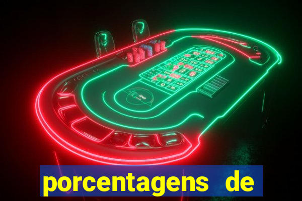 porcentagens de jogos pagantes